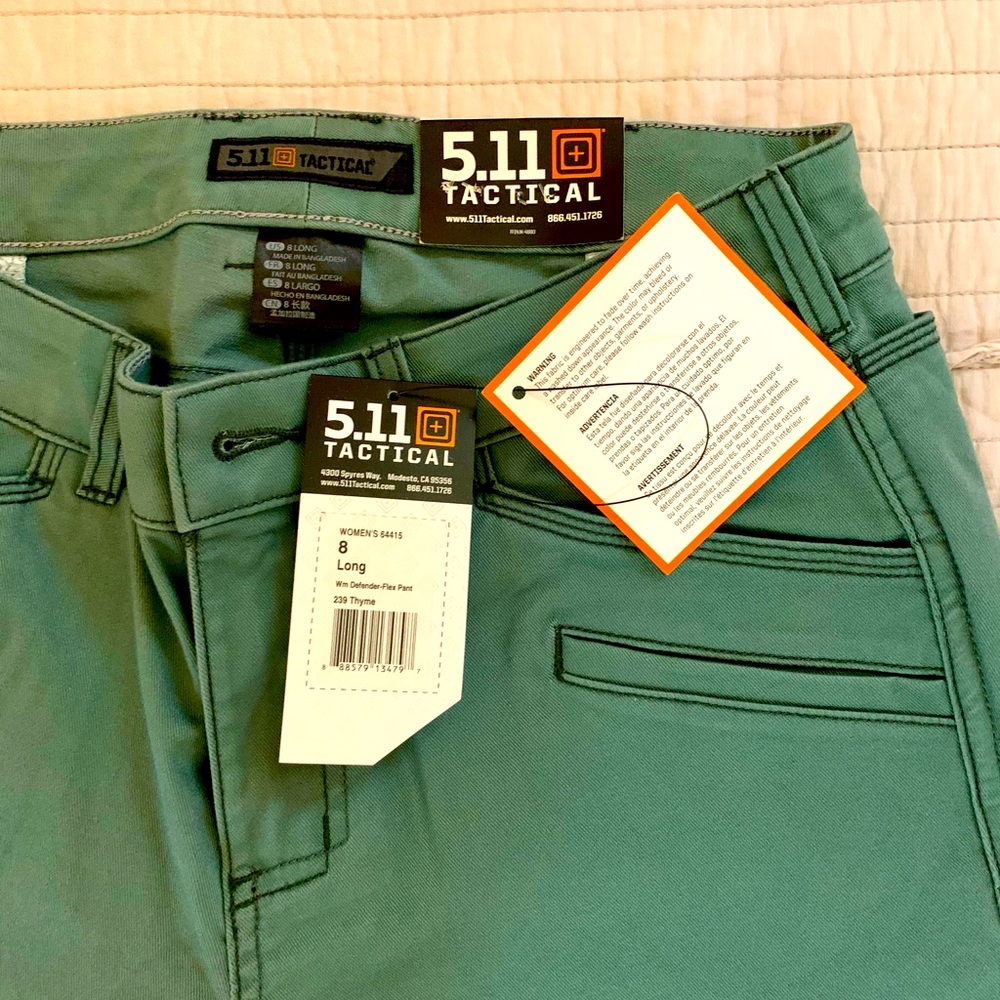 Women’s 5.11 Tactical Pants Size 8L in Thyme Green